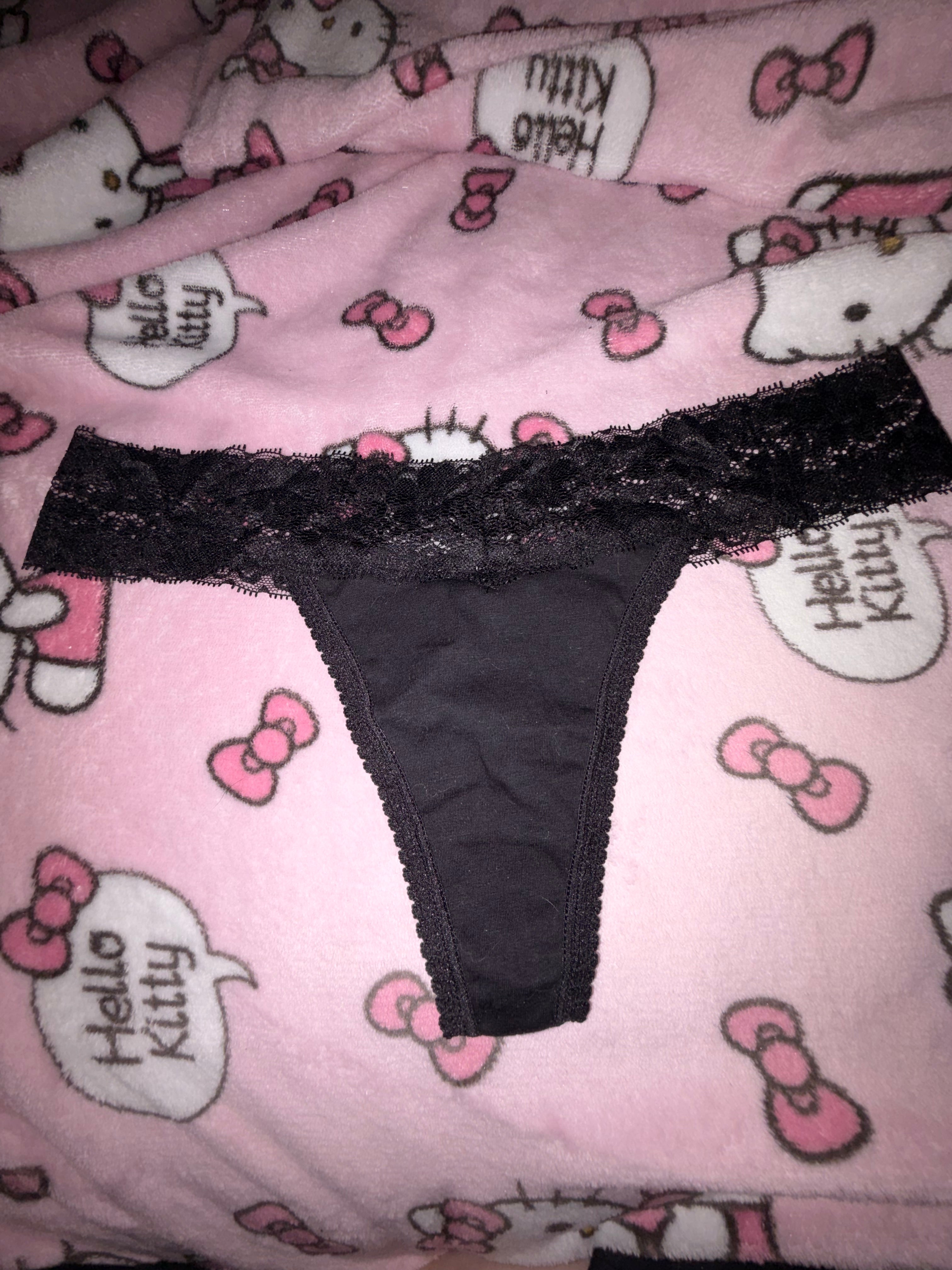Black Lace Thong