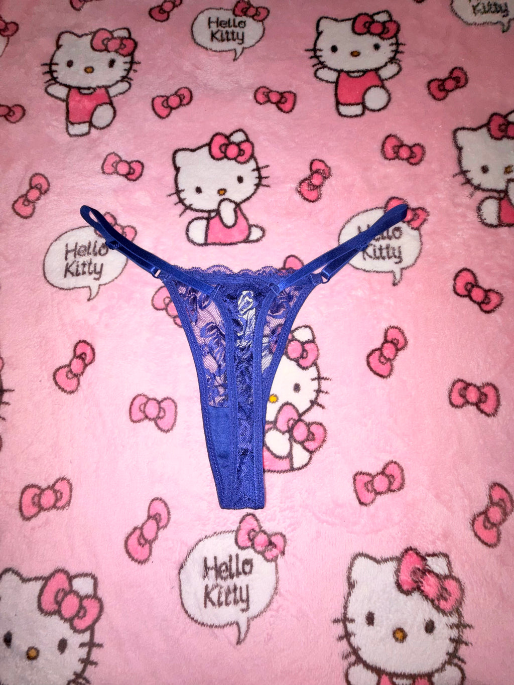 Blue Lace Micro Thong