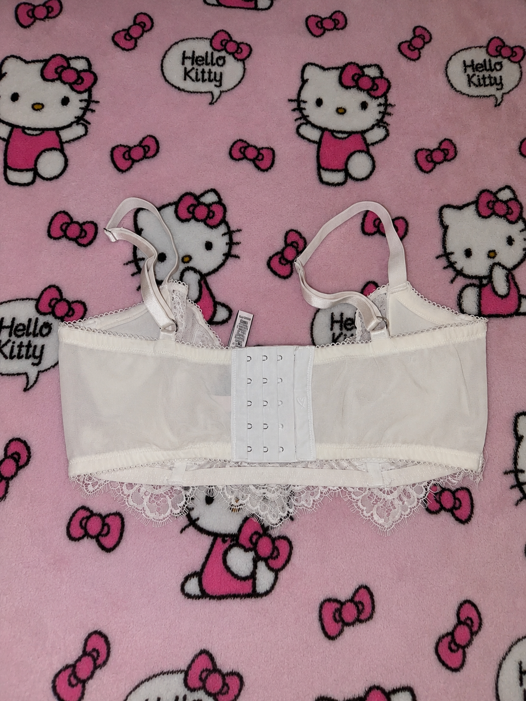White Lace Bra