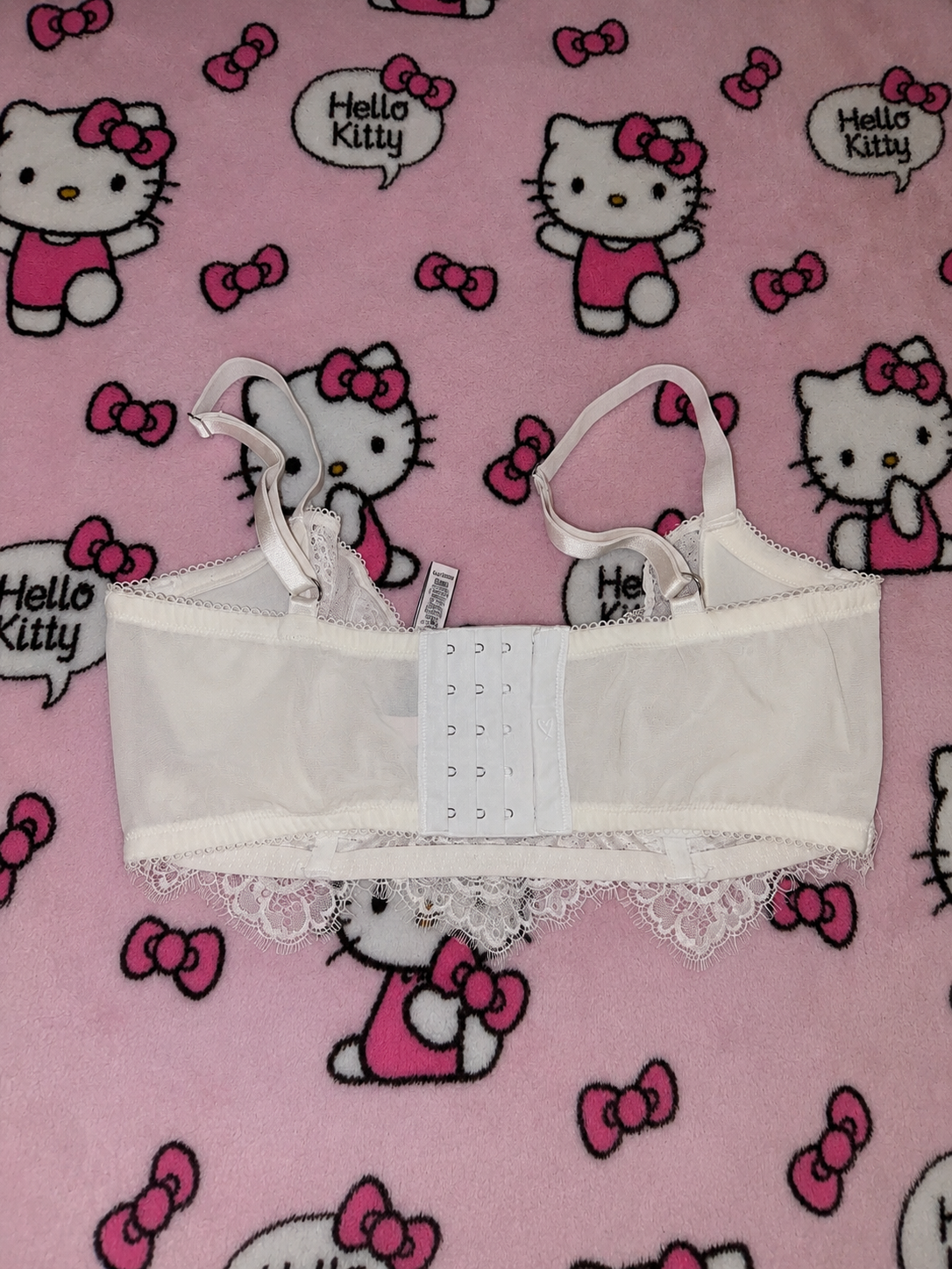 White Lace Bra